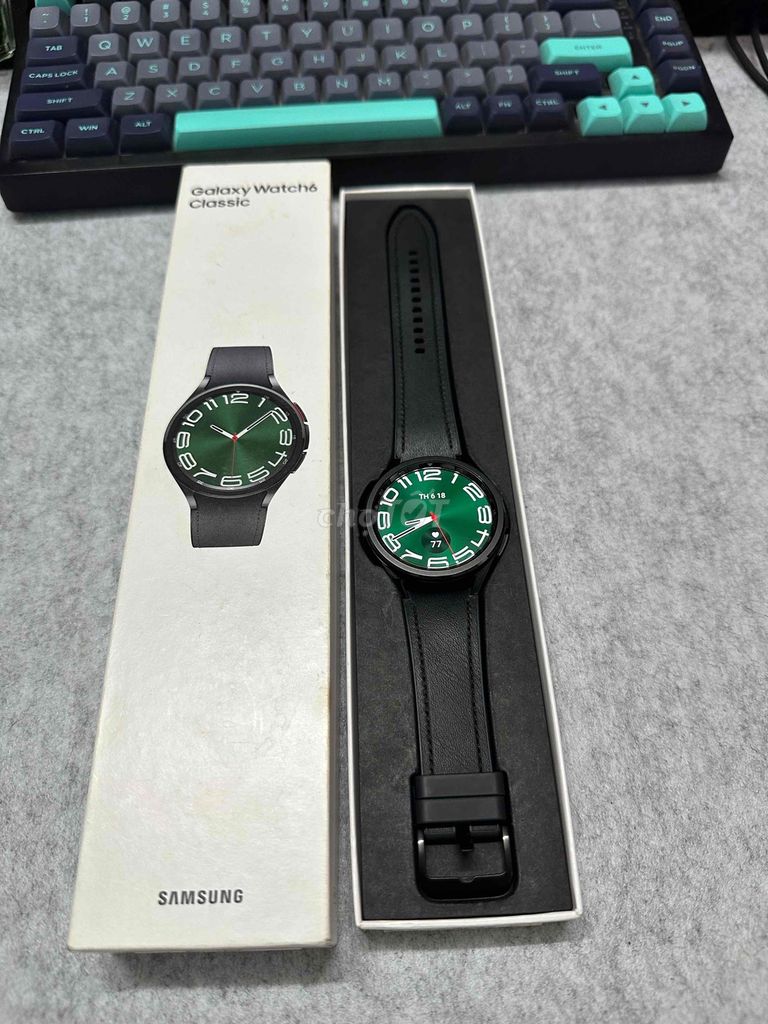 samsung watch 6 classic 47mm màu đen fullbox