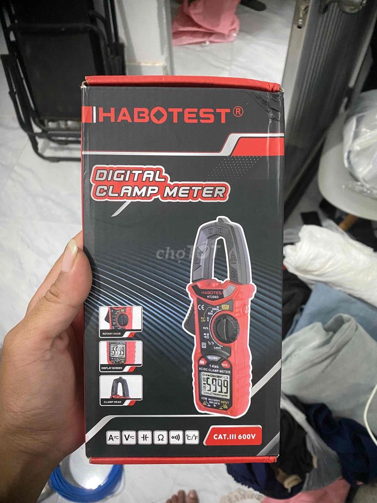 Đồng hồ kẹp HABOTEST HT206D Đỏ. Mua bán Đồ chuyên dụng, Giống nuôi trồng tại Huyện Long Phú Sóc Trăng được đăng bởi Store Hời Ghê hình 1