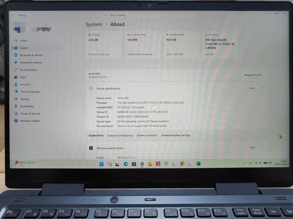 Cần bán V83HS bản Ram 16. Mua bán Laptop tại Quận 4 Tp Hồ Chí Minh được đăng bởi Người trải nghiệm hình 1