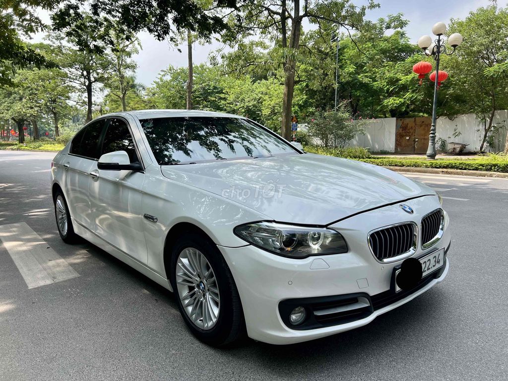 BMW 520i 2014 белый Германия автомат 2.0L