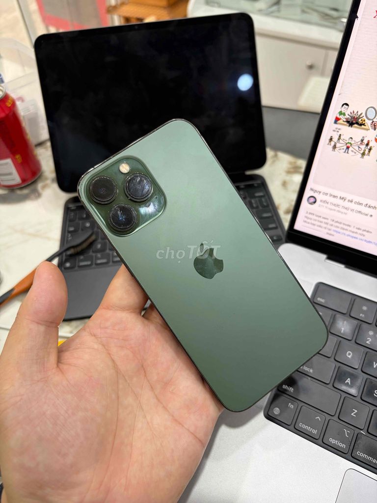 Apple iPhone 13 Pro Max 128GB Xanh. Mua bán Điện thoại tại Huyện Thanh Trì Hà Nội được đăng bởi Đoàn Xuân Tùng hình 1