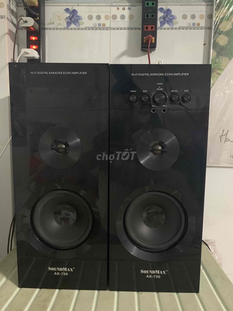 Loa karaoke SoundMax AK-700 Đen. Mua bán Tivi, Âm thanh tại Huyện Châu Thành Tiền Giang được đăng bởi Cát Tường hình 1
