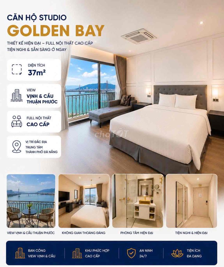 bán studio goldenbay chỉ từ 1ty4 đẳng cấp 5 sao