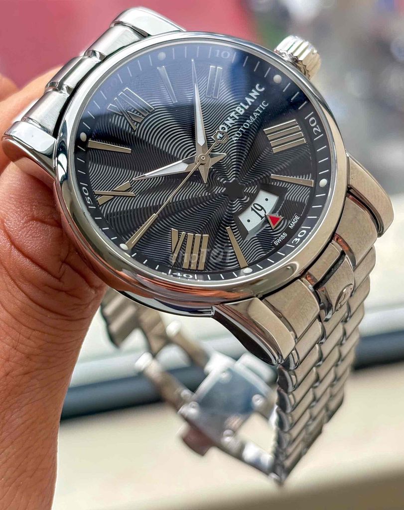 Montblanc Star Black Dial Stainless Steel 102340. Mua bán Đồng hồ tại Quận Hoàng Mai Hà Nội được đăng bởi tuấn ninh  hình 1
