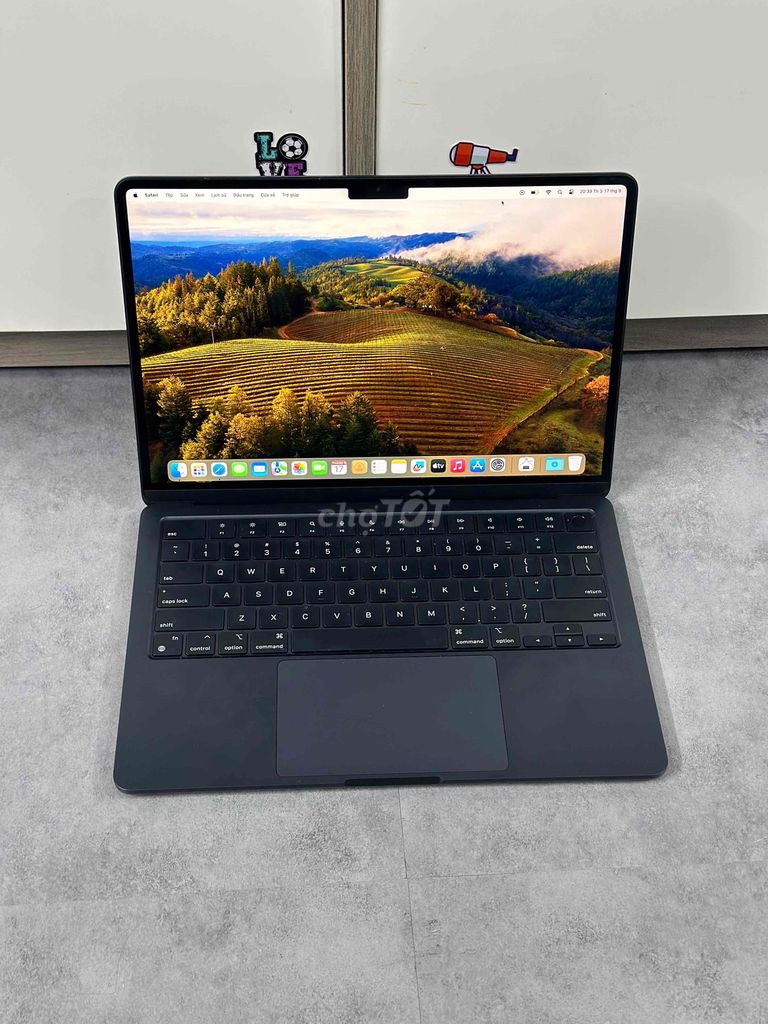 Macbook air M2 Midnight lướt Ram 16/256GB (Mạnh)