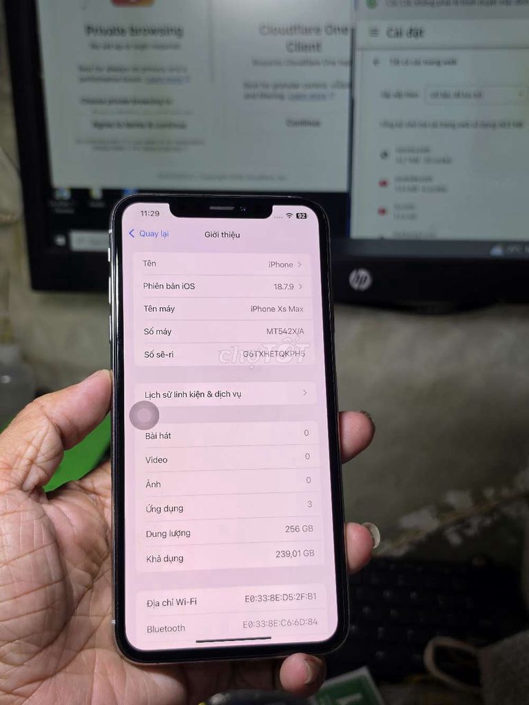  iPhone Xs Max 256GB quốc tế đẹp 98%. Mua bán Điện thoại tại Quận 8 Tp Hồ Chí Minh được đăng bởi Thiên Hòa mobile  hình 1