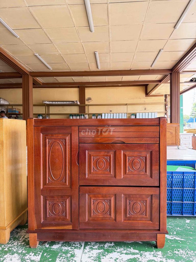 Tủ gỗ Gỗ xoan đào Nâu đỏ Vân gỗ 1m. Mua bán Tủ, kệ gia đình tại Huyện Hóc Môn Tp Hồ Chí Minh được đăng bởi thanh lí nội thất giá rẻ hình 1