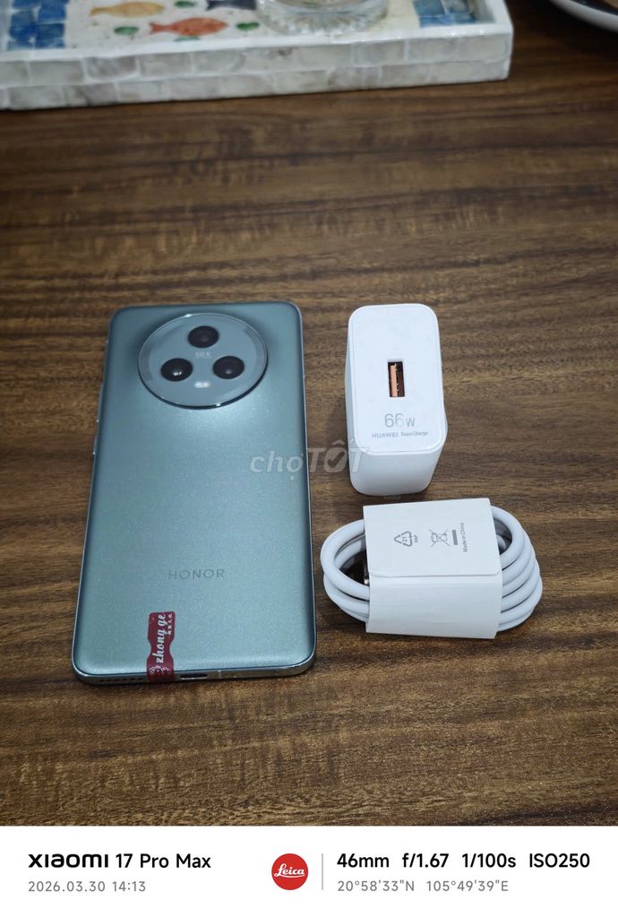 Honor Magic 5 16/512 Xanh sạc 66w có ship COD. Mua bán Điện thoại tại Quận Hoàng Mai Hà Nội được đăng bởi Trần Ngọc Hiếu hình 1