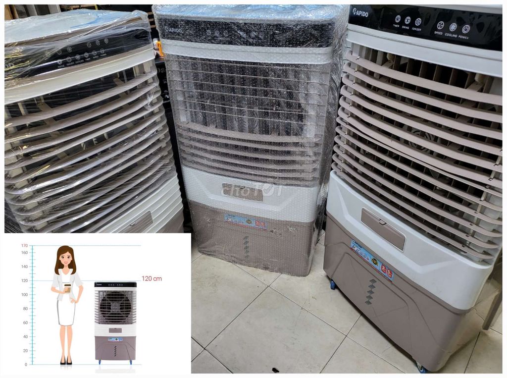 Quạt hơi nước RAPIDO D9000 200W MỚI GIÁ CỰC TỐT 👍