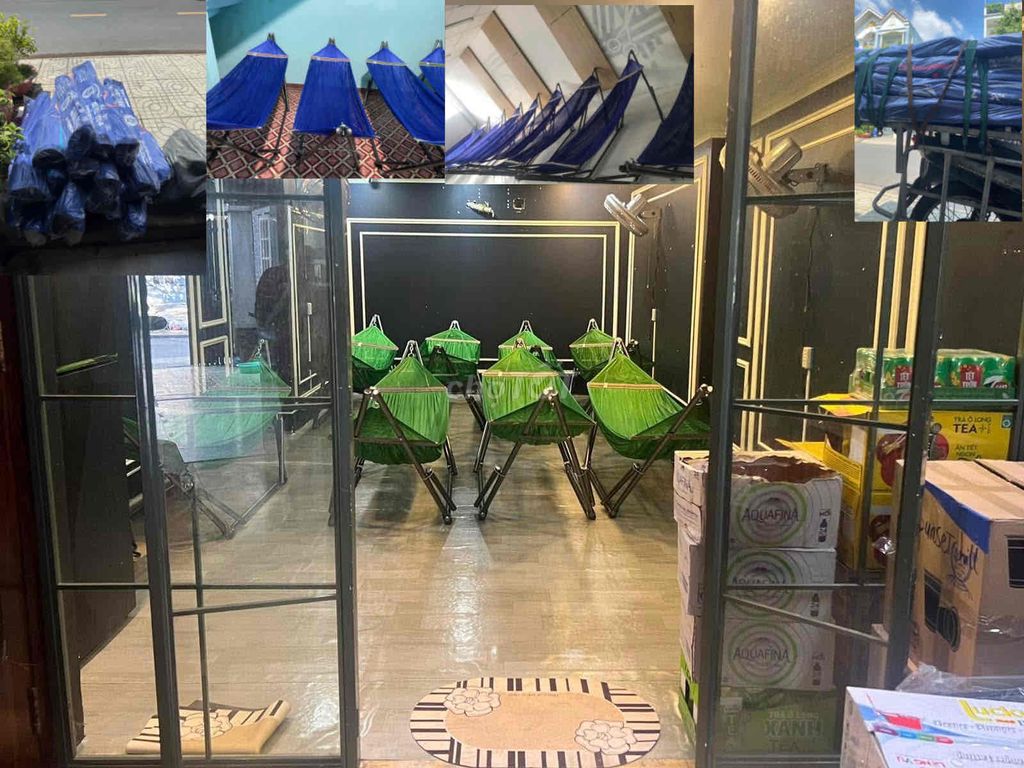 Thâm hụt ngân sách xãa KHUNG VÕNG CAFE NEW 100%. Mua bán Giường, chăn ga gối nệm tại Quận 12 Tp Hồ Chí Minh được đăng bởi Xưởng võng xếp hình 1