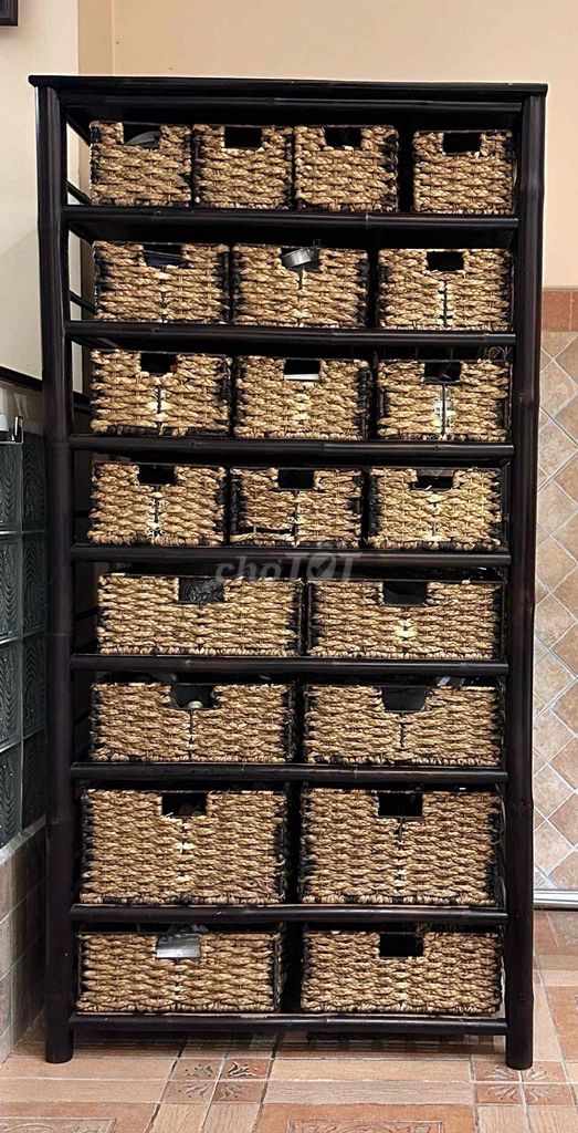 Kệ gỗ tre 8 tầng 1.68m x 85cm x 68cm 85% mới. Mua bán Tủ, kệ gia đình tại Quận Bình Tân Tp Hồ Chí Minh được đăng bởi HAI NGUYEN hình 1