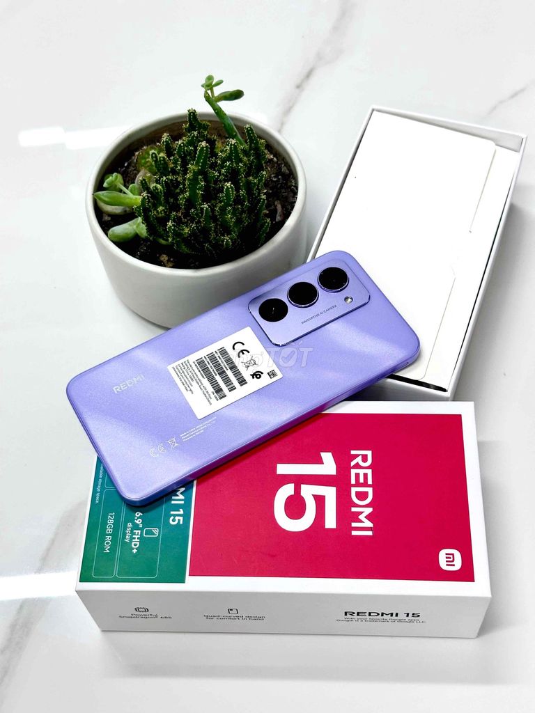 Xiaomi Redmi 15 128GB Tím. Mua bán Điện thoại tại Quận Liên Chiểu Đà Nẵng được đăng bởi Hữu hình 1