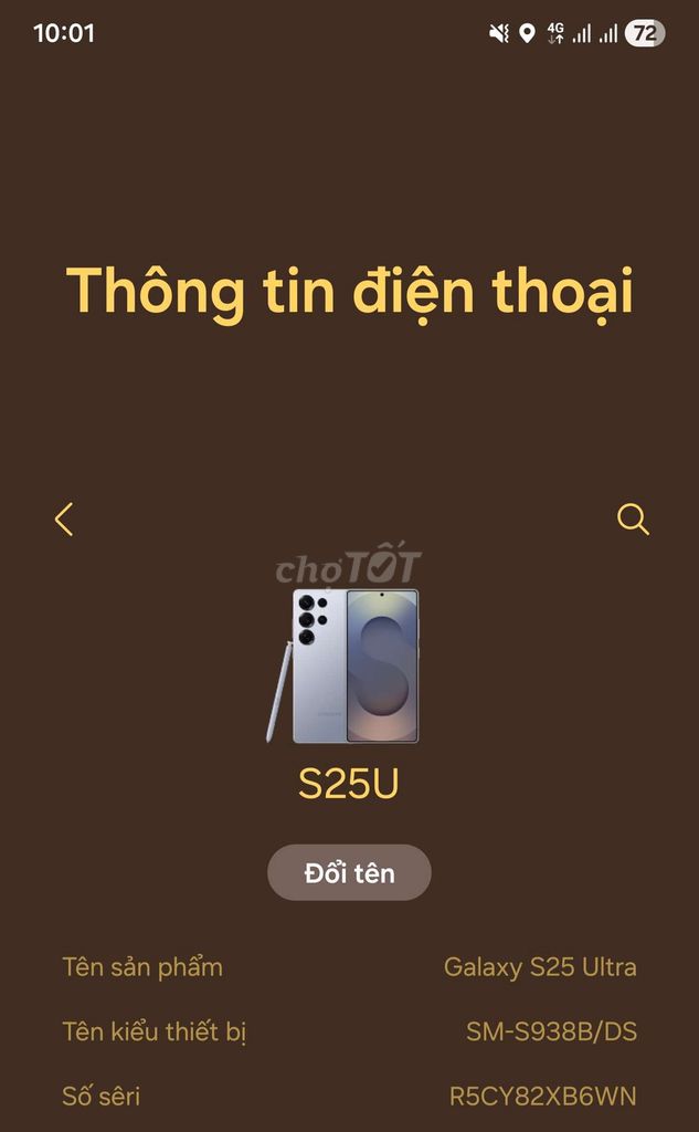 Samsung Galaxy S25 Ultra 256GB Xanh. Mua bán Điện thoại tại Thành phố Nha Trang Khánh Hòa được đăng bởi GB hình 1