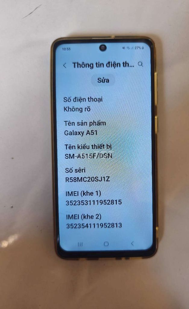 Samsung A51 6GB/128GB Xanh, đẹp, xài ok !. Mua bán Điện thoại tại Thành phố Mỹ Tho Tiền Giang được đăng bởi Anh Đức hình 1