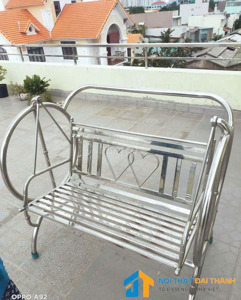 Xích đu INOX mini- giao hàng miễn phí ship HCM. Mua bán Nội thất, đồ gia dụng khác tại Quận Tân Phú Tp Hồ Chí Minh được đăng bởi NỘI THẤT ĐẠI THÀNH hình 1