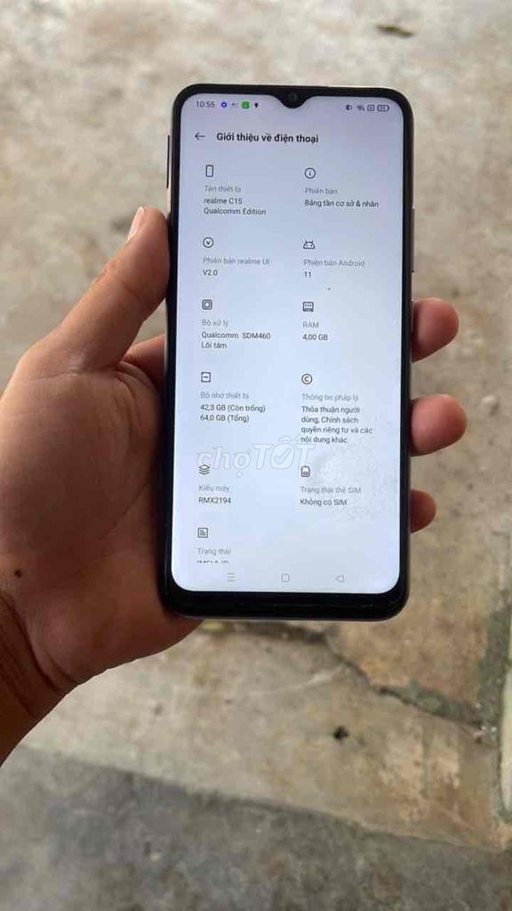 Realme C15 64GB Xám. Mua bán Điện thoại tại Thị xã Hương Trà Thừa Thiên Huế được đăng bởi Xuan Thanh Dao hình 1