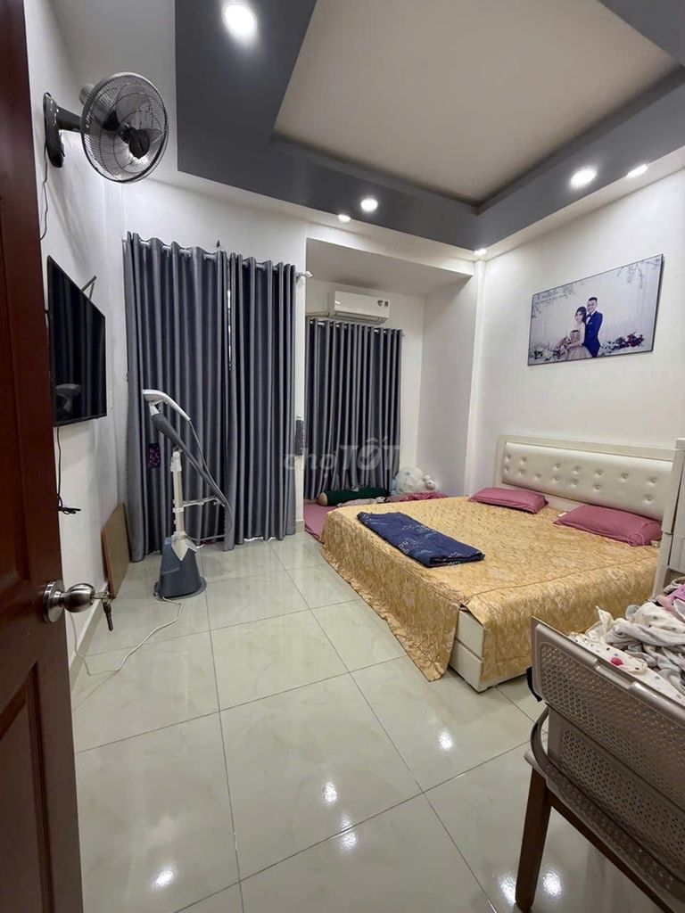 NHÀ ĐẸP 4 TẦNG - HXH - HƯƠNG LỘ 2 - GARA Ô TÔ - DT (4x15M)  - GIÁ 4 TỶ