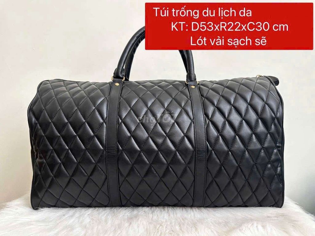 Túi du lịch da trơn size to
Kt 53x22x30