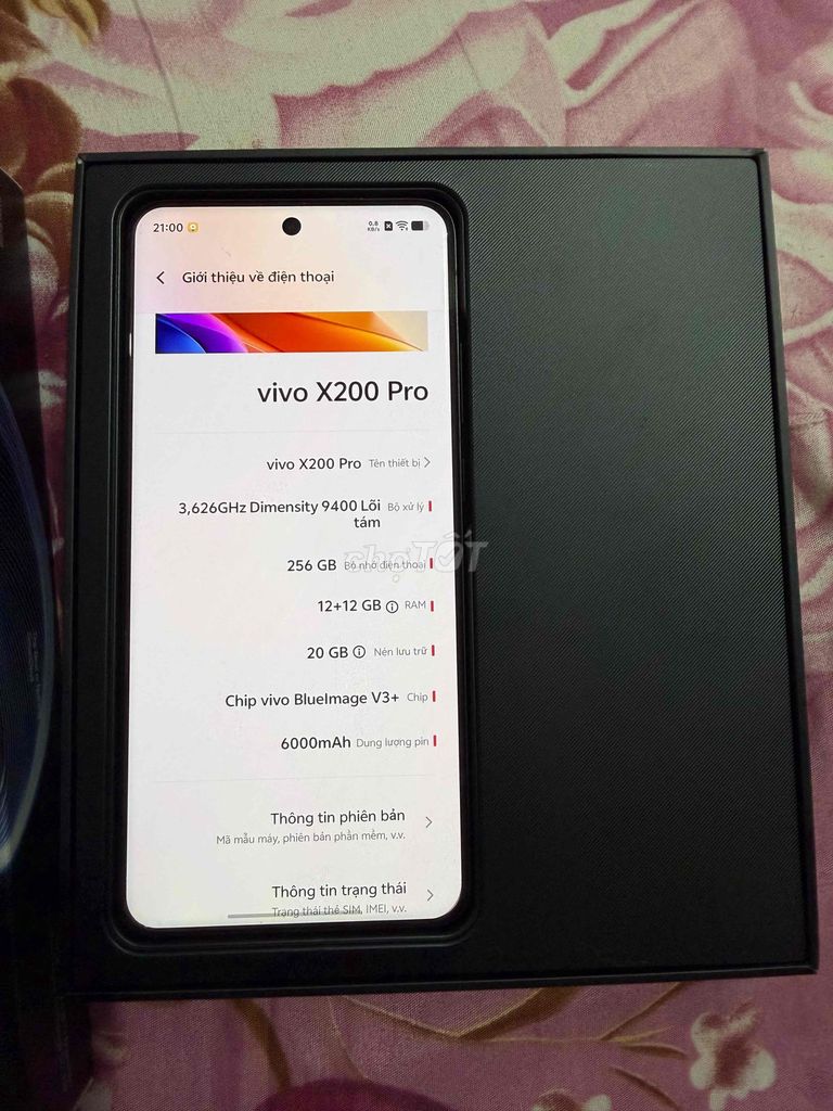 Vivo X200 Pro 256GB Đen. Mua bán Điện thoại tại Huyện Thủ Thừa Long An được đăng bởi Khang hình 1