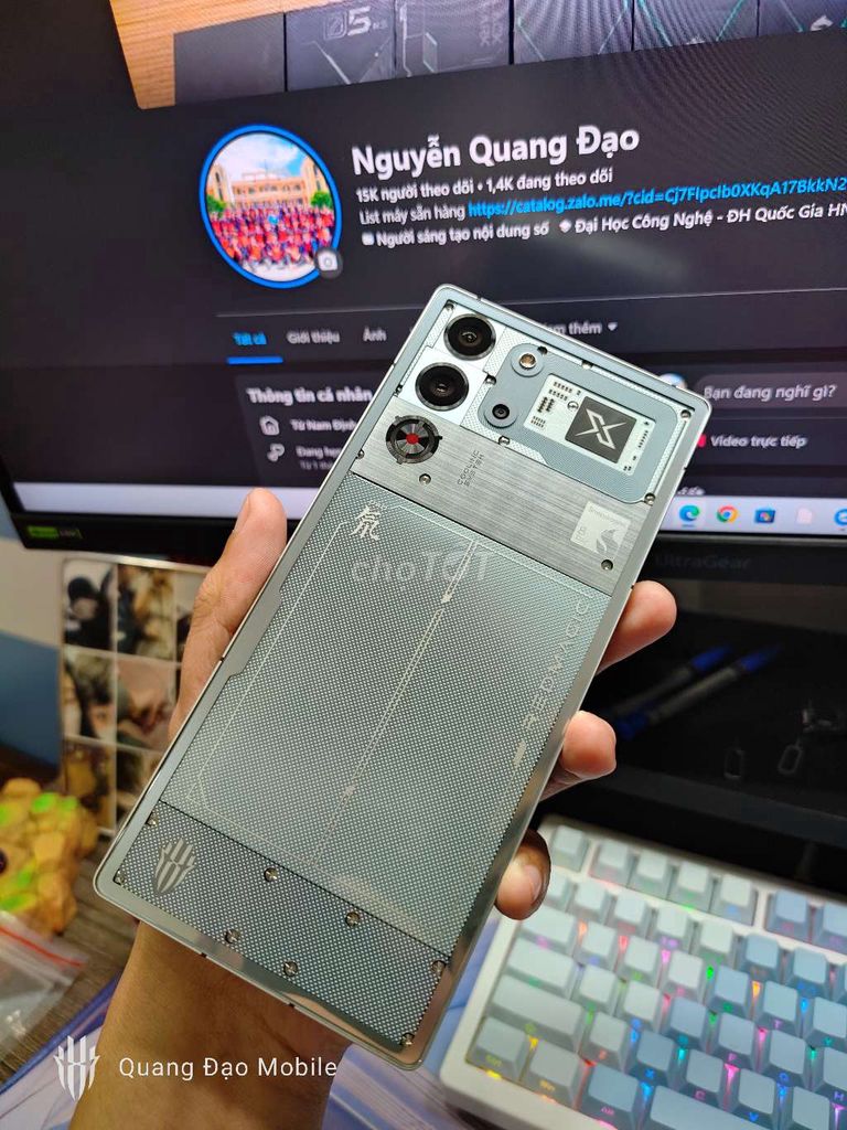 Redmagic 10Pro 12-256 Fullbox Bạc Trong imei 78216. Mua bán Điện thoại tại Quận Hà Đông Hà Nội được đăng bởi Đạo Nguyễn hình 1