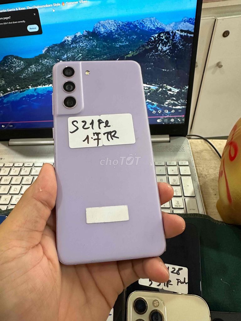 Samsung Galaxy S21 FE 5G 128GB Tím. Mua bán Điện thoại tại Thành phố Dĩ An Bình Dương được đăng bởi junstar store hình 1