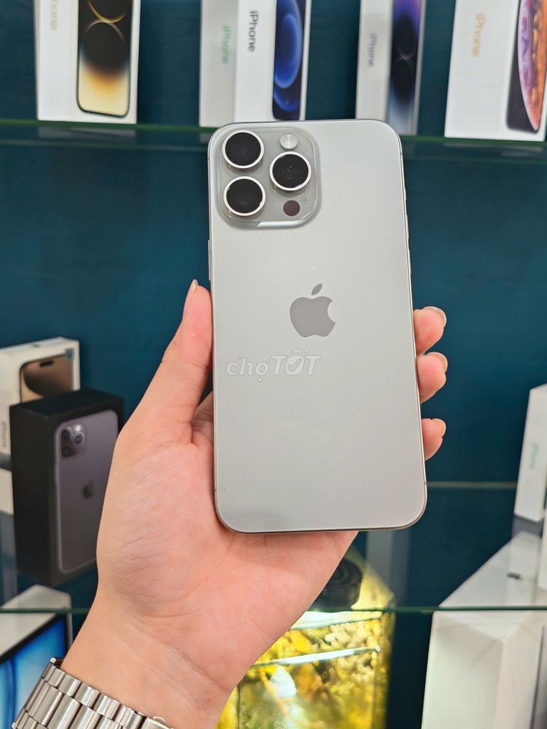 iPhone 15 Pro Max 512GB Titan QT Zin Áp Bản 2 Esim. Mua bán Điện thoại tại Quận Phú Nhuận Tp Hồ Chí Minh được đăng bởi TYMO Việt Nam hình 1