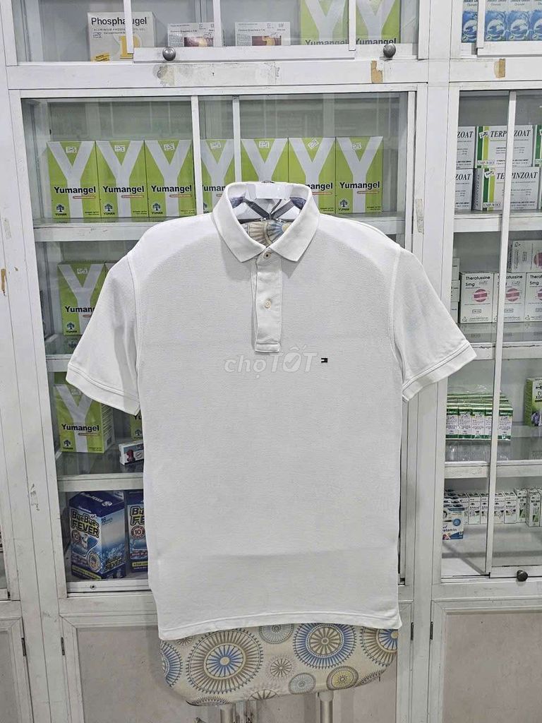 Áo Polo Nam Tommy Hilfiger Cotton Trắng L. Mua bán Quần áo tại Thành phố Thủ Đức Tp Hồ Chí Minh được đăng bởi Shop khoa nguyễn si tuyển  hình 1