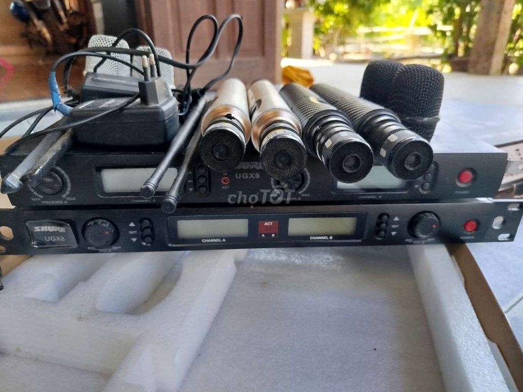 Thanh lí 2 bộc micro shure