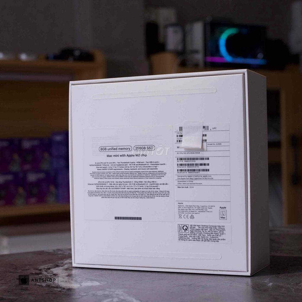  𝐌𝐀𝐂 𝐌𝐈𝐍𝐈 𝐌𝟐 𝐬𝐢𝐞̂𝐮 𝐧𝐡𝐨̉ 𝐠𝐨̣𝐧 𝐅𝐮𝐥𝐥𝐛𝐨𝐱 𝟗𝟗%. Mua bán Máy tính để bàn tại Thành phố Biên Hòa Đồng Nai được đăng bởi ANT SHOP BIÊN HOÀ hình 5