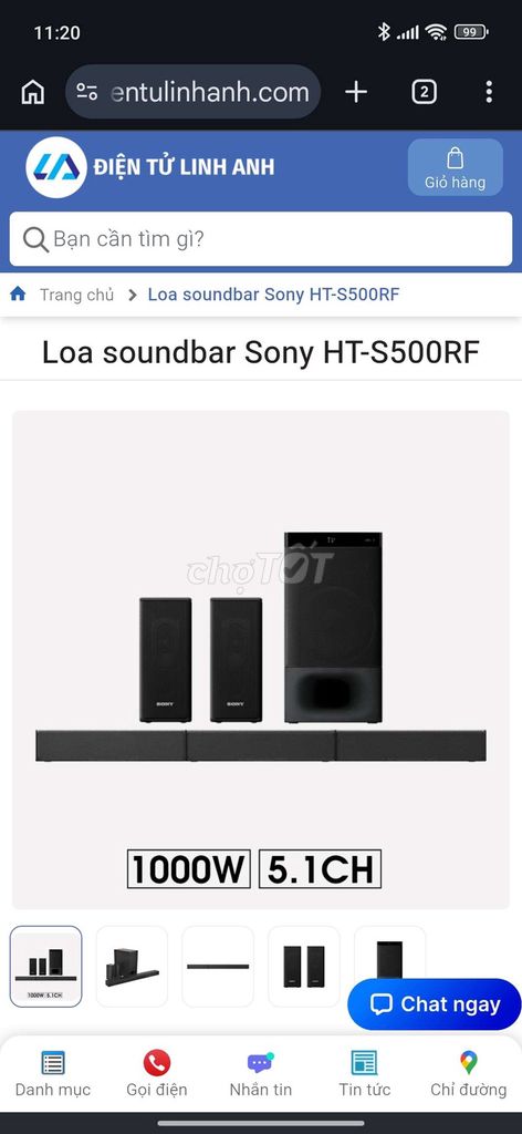 Loa soundbar Sony HT-S500RF. Mua bán Tivi, Âm thanh tại Thành phố Thủ Đức Tp Hồ Chí Minh được đăng bởi Phan tâm hình 1