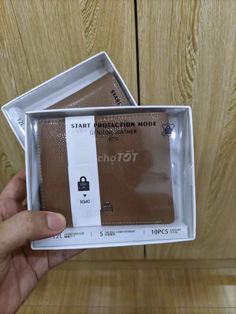 Ví da nam MANDU Da bò Nâu chống trộm RFID 🆕🆕. Mua bán Túi xách tại Quận Tân Phú Tp Hồ Chí Minh được đăng bởi  đồ tùm lum giá rẻ  hình 1