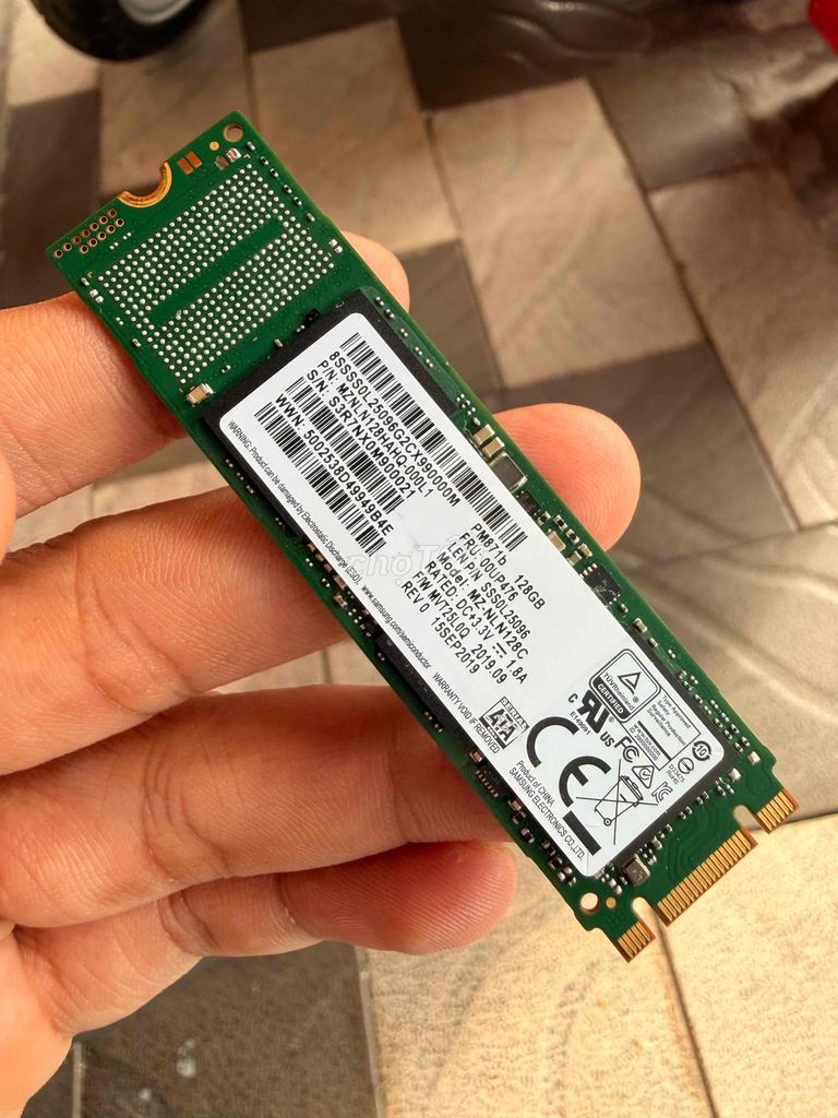 SSD Samsung PM871b 128GB. Mua bán Linh kiện (RAM, Card...) tại Thành phố Phan Thiết Bình Thuận được đăng bởi Minh Phát hình 1