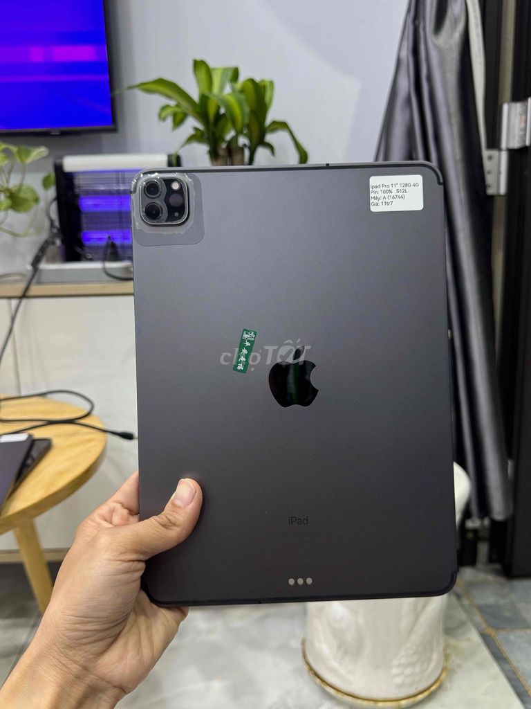iPad Pro 11 inch 2020 128G Bản 4G P100 S13L Zin 99. Mua bán Máy tính bảng tại Huyện Hóc Môn Tp Hồ Chí Minh được đăng bởi Thu hình 1