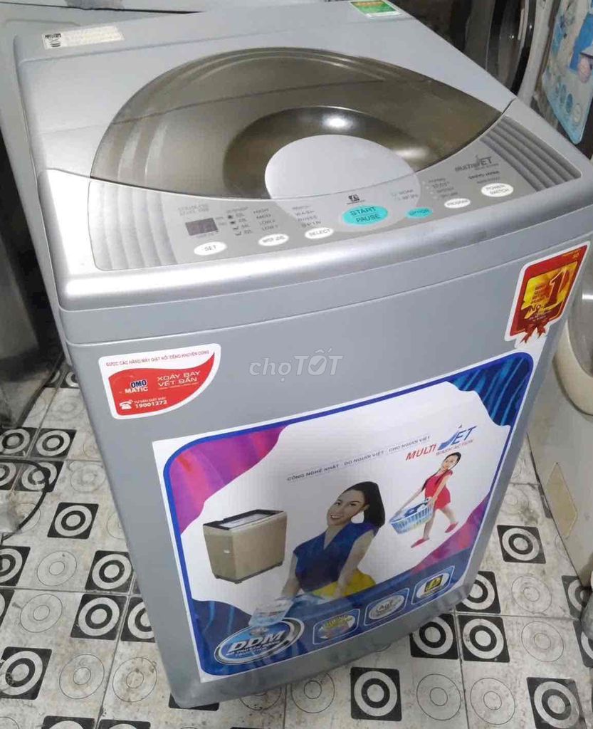 Máy giặt Sanyo 7kg Xám. Mua bán Máy giặt tại Quận 8 Tp Hồ Chí Minh được đăng bởi binh đong hình 1