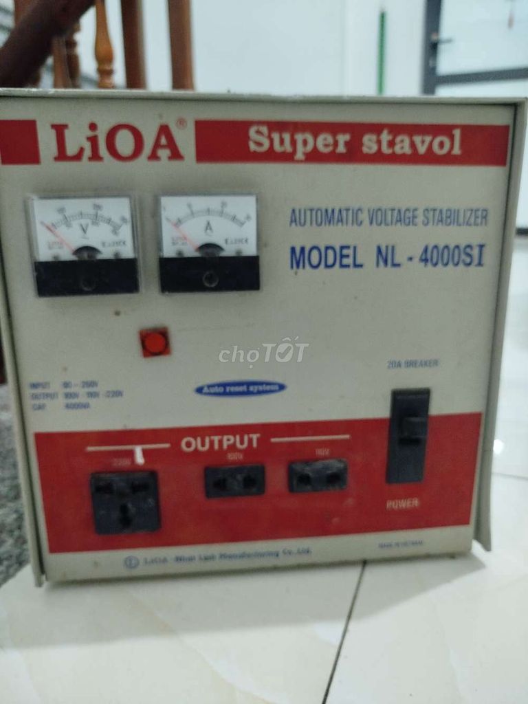 Ổn áp Lioa NL 4000SI . Mua bán Đồ chuyên dụng, Giống nuôi trồng tại Huyện Hoài Đức Hà Nội được đăng bởi AN HIỆP hình 1