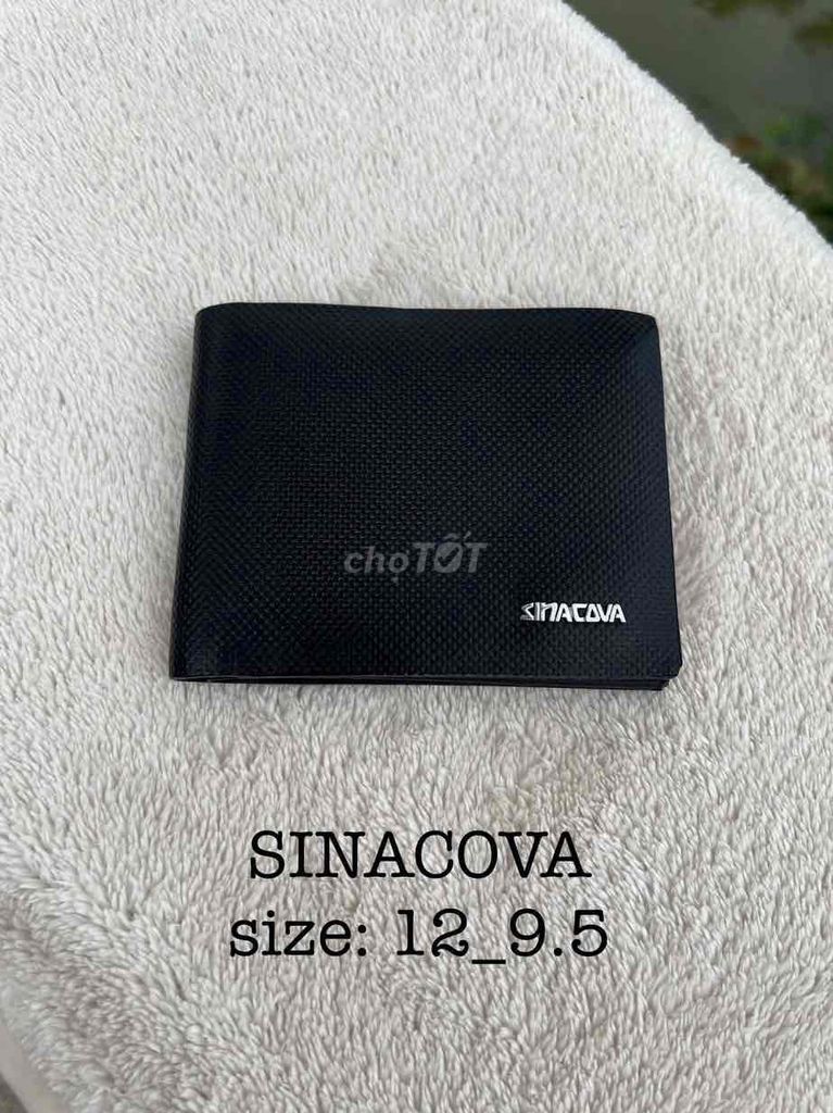 Ví nam SINACOVA size 12x9.5 hãng Ý