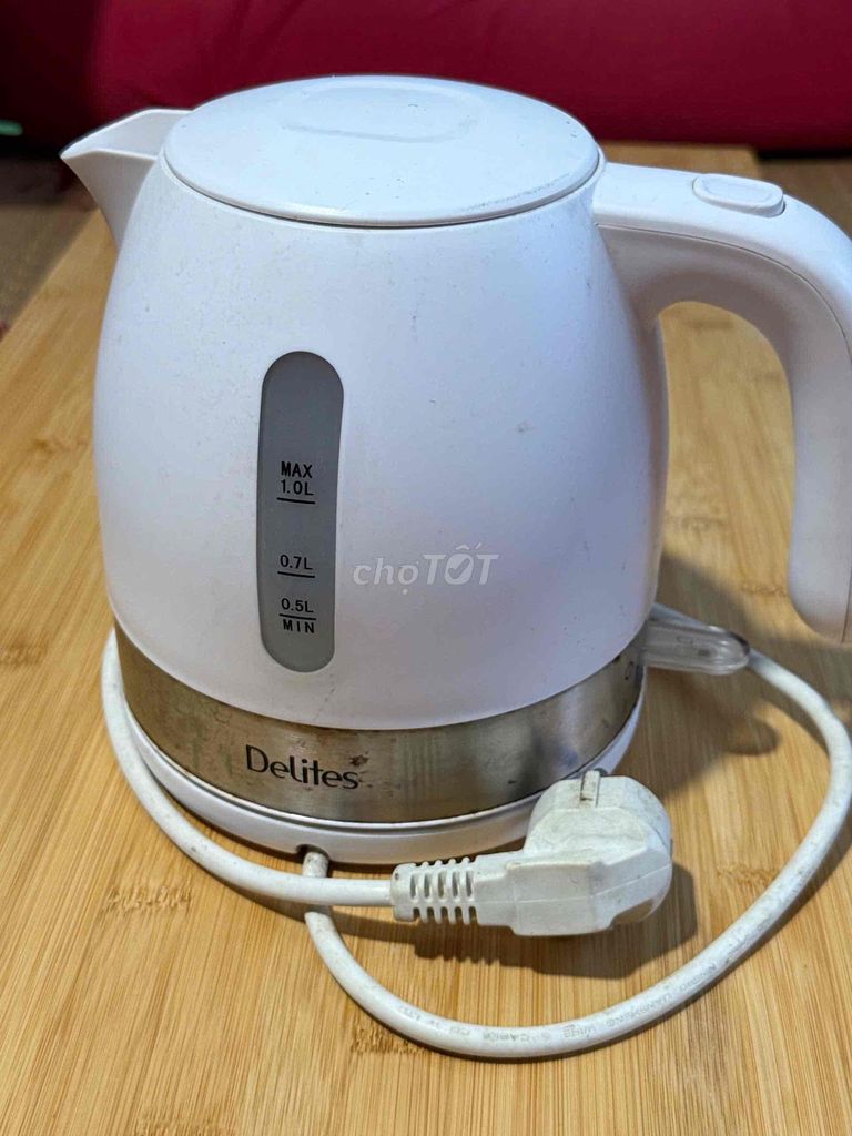 Ấm đun nước Delites 1.0L Trắng. Mua bán Bếp, lò, đồ điện nhà bếp tại Quận Tân Bình Tp Hồ Chí Minh được đăng bởi Nga hình 1