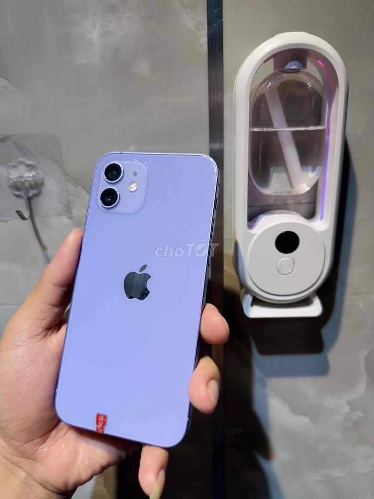 Apple iPhone 12 64Gb Tím 89%. Mua bán Điện thoại tại Thành phố Phan Rang-Tháp Chàm Ninh Thuận được đăng bởi Chí Phèo hình 1