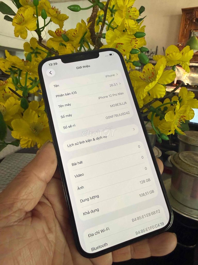 Apple iPhone 12 Pro Max 128G xanh dương. Mua bán Điện thoại tại Thành phố Biên Hòa Đồng Nai được đăng bởi thanh hình 1