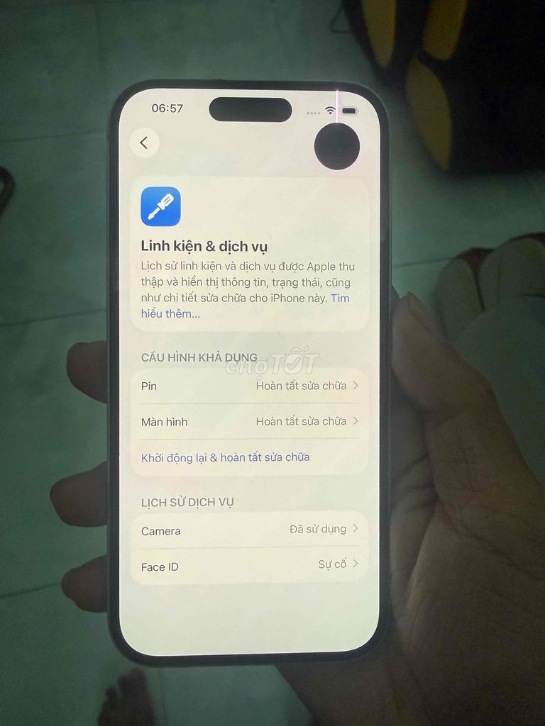 Apple iPhone 15 Xanh lá đã qua sử dụng. Mua bán Điện thoại tại Quận 12 Tp Hồ Chí Minh được đăng bởi Quang Tèo hình 1