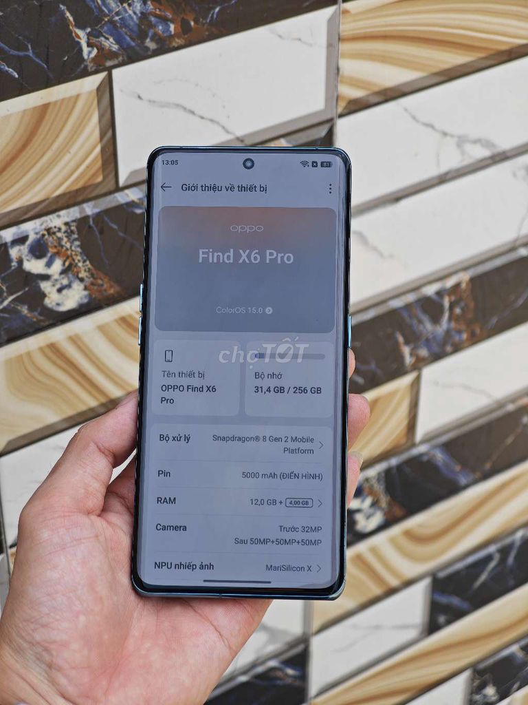 oppo find x6 pro 12/256 bán máy trần kèm ốp lưng