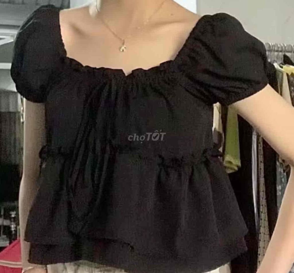 Áo babydoll tay phồng. Mua bán Quần áo tại Quận Tân Phú Tp Hồ Chí Minh được đăng bởi Lê Ánh Ngọc hình 1