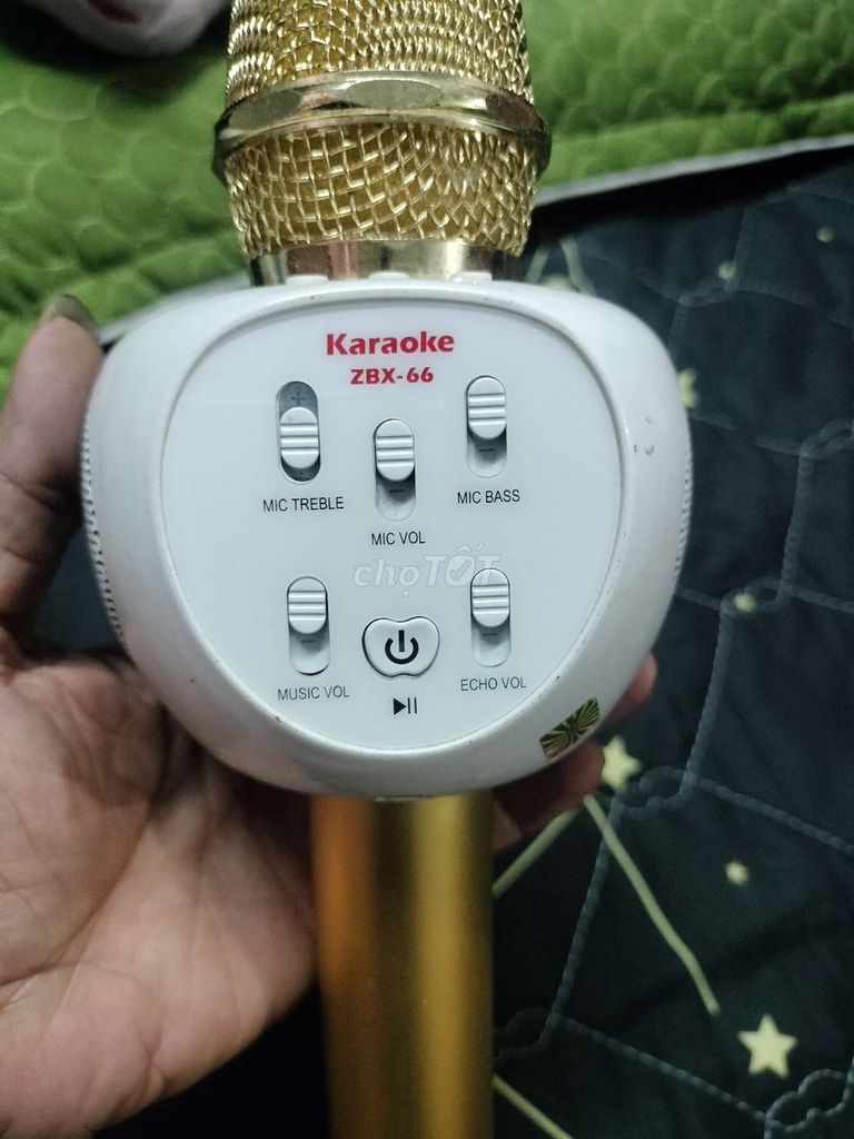 Micro karaoke ZBX-66 Trắng Vàng. Mua bán Tivi, Âm thanh tại Quận Bình Tân Tp Hồ Chí Minh được đăng bởi PMPHuynhHen hình 1