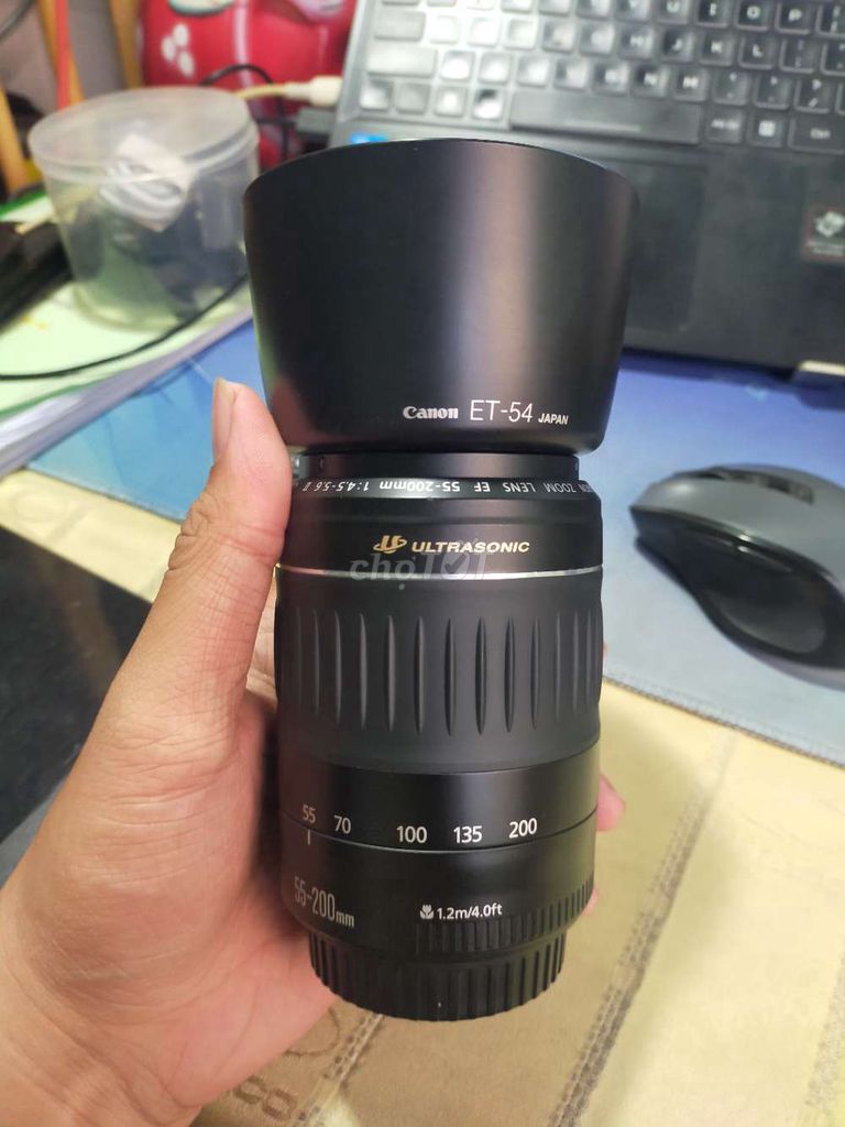 lens canon 55-200 usm. Mua bán Máy ảnh, Máy quay tại Thành phố Dĩ An Bình Dương được đăng bởi Trần hình 1