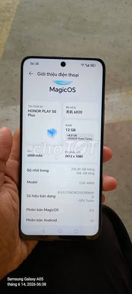 Honor Play 50 Plus 12GB/256GB Trắng. Mua bán Điện thoại tại Quận 1 Tp Hồ Chí Minh được đăng bởi Hội Đồ Điện Tử hình 1