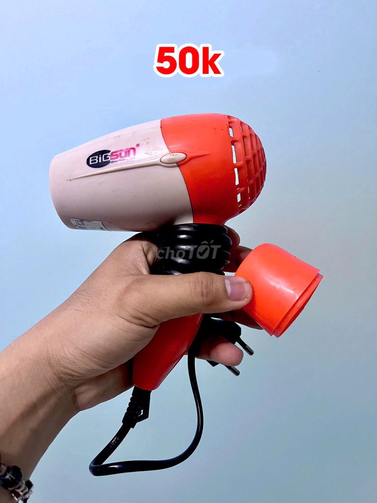 Máy sấy tóc BigSun Cam Trắng. Mua bán Nội thất, đồ gia dụng khác tại Thành phố Biên Hòa Đồng Nai được đăng bởi Lộc Oliu hình 1