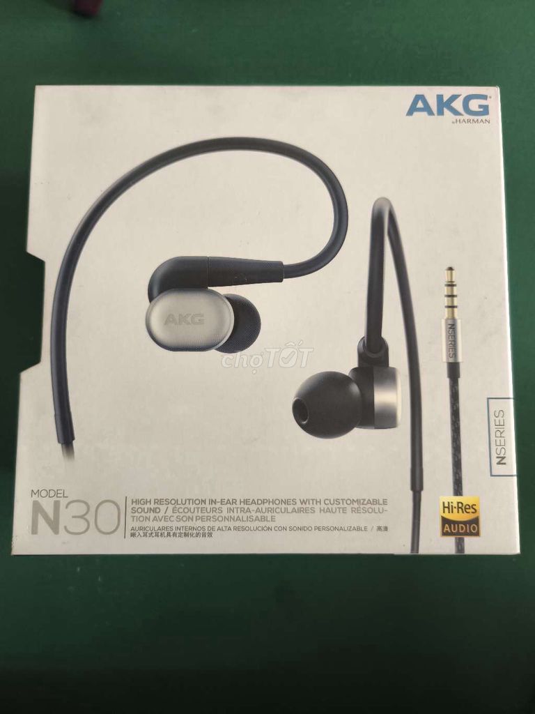 Tai nghe AKG N30 in-ear . Hi-Res Audio. Mua bán Tivi, Âm thanh tại Thành phố Thủ Đức Tp Hồ Chí Minh được đăng bởi Trần Hưng Thịnh Phát hình 1
