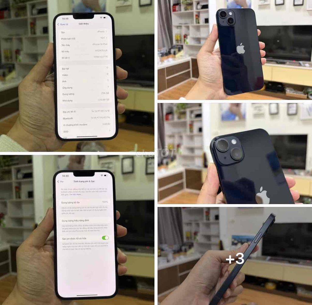 Apple iPhone 14 Plus 256GB Đen Như mới APPLE 2026. Mua bán Điện thoại tại Quận Thanh Xuân Hà Nội được đăng bởi Nguyễn Huy Dũng hình 1