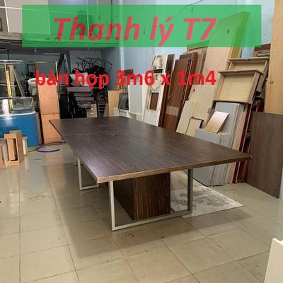Bàn họp 3m6 # bàn họp cỡ lớn # bàn họp 10 người. Mua bán Đồ dùng văn phòng tại Quận Tân Phú Tp Hồ Chí Minh được đăng bởi KDHD