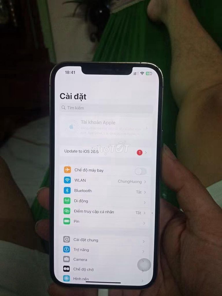 Apple iPhone 12 Pro Max 2 SIM Màn zin đốm. Mua bán Điện thoại tại Thành phố Bắc Giang Bắc Giang được đăng bởi Hội Đồ Điện Tử hình 1